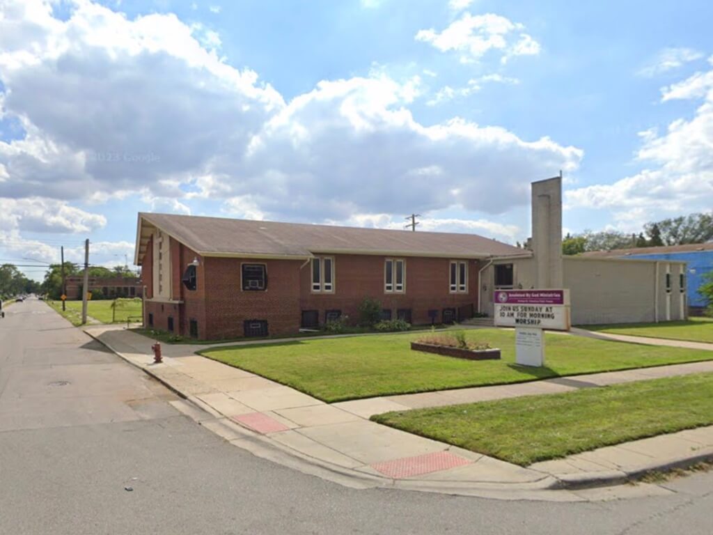 14,500 sq. ft. Church Facility with Paved, Fenced Parking - 15003 Joy Rd, Detroit, Michigan 48228 | Real Estate Professional Services
